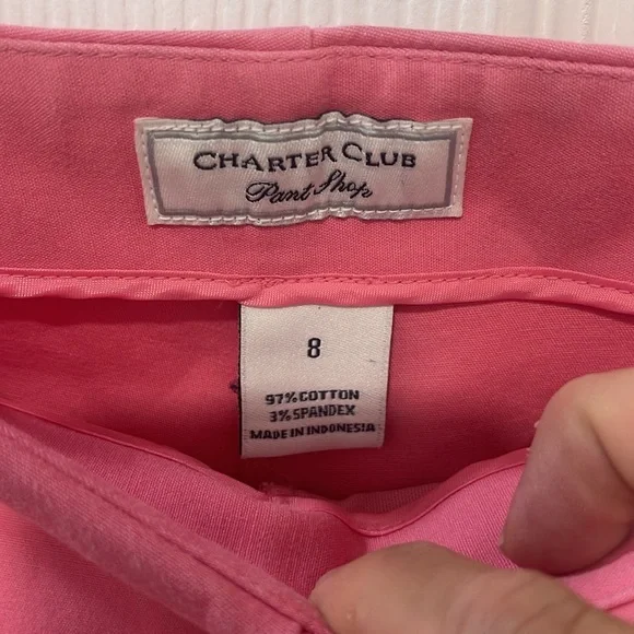 Charter Club Pink Leggings with Tailored Fit - Picture 2 of 3
